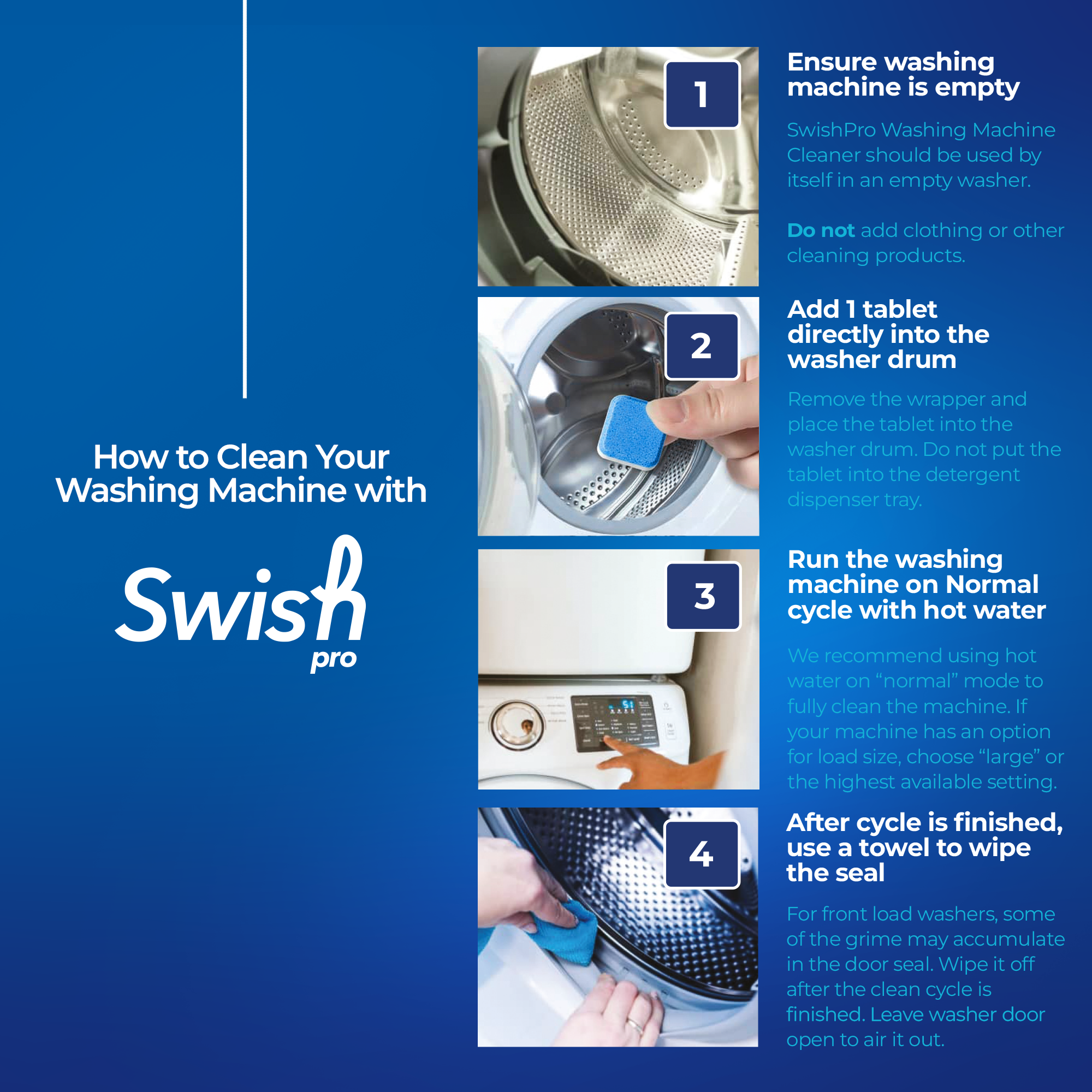 Washing machine Cleaner Tablets